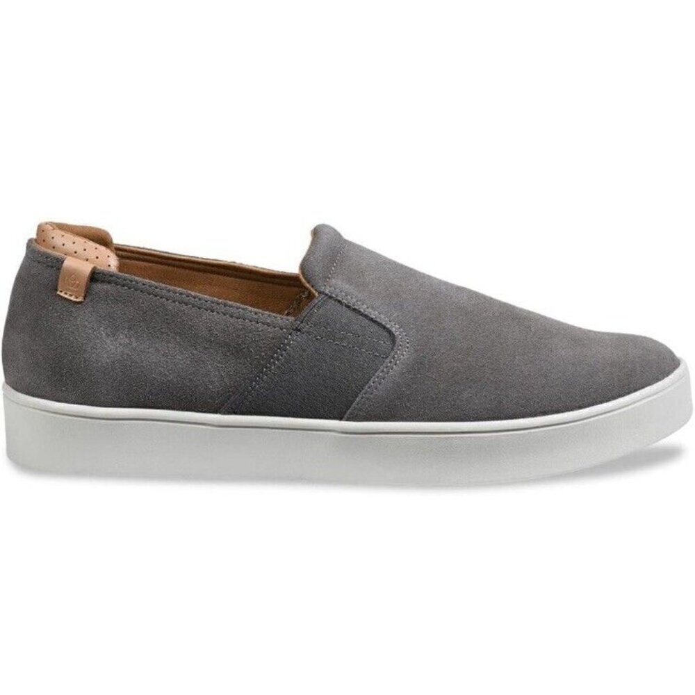 Spenco Sneaker Backside Slip-on Mens 9.5‎ D Gray Iron Gate New